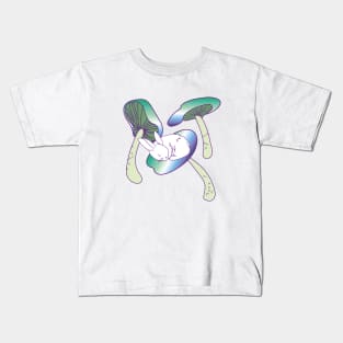 Gay bunny mushroom Kids T-Shirt